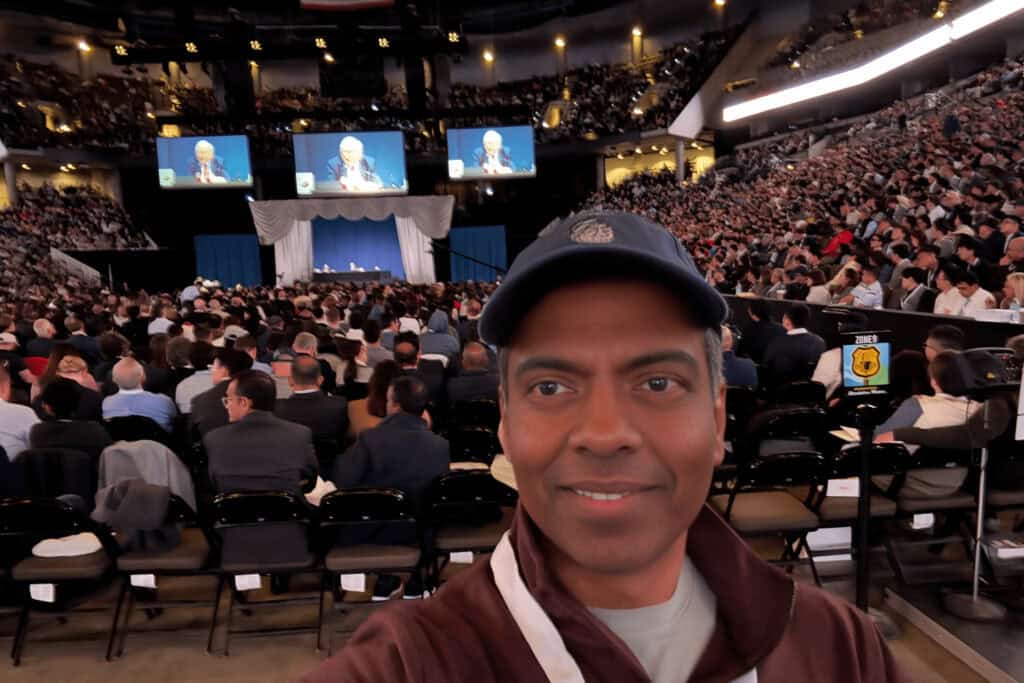 Vasu Kakarlapudi at Berkshire Hathaway Meeting